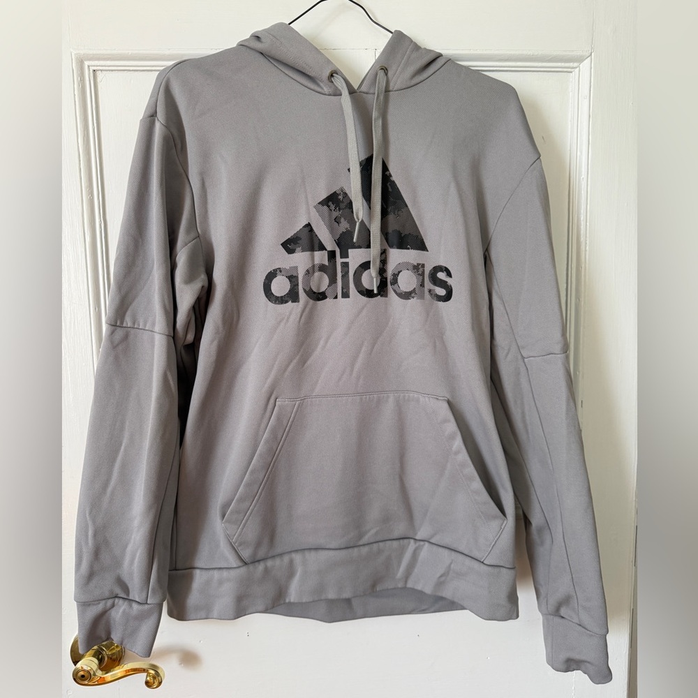 Adidas Men's Charcoal Hoodie